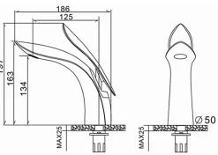 Silla Global SILLA Mitigeur lavabo moderne en Laiton, économie d'eau, Doré* Robinet Lavabo Et Vasque