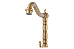 Silla Global SILLA Mitigeur lavabo retro bec haut en Laiton, économie d'eau, Vintage doré* Robinet Lavabo Et Vasque