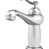 Silla Global SILLA Mitigeur lavabo retro en Laiton, économie d'eau, Chromé