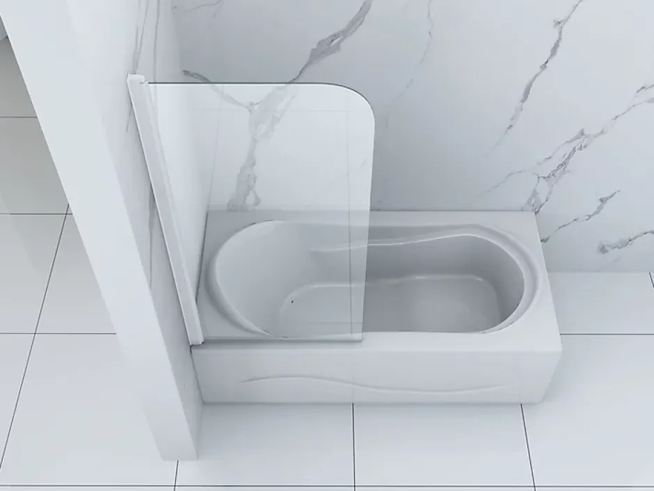 Silla Global SILLA Pare baignoire MARION 1 battant 70 x 140 cm mobile Blanc