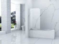 Silla Global SILLA Pare baignoire MARION 1 battant 70 x 140 cm mobile Blanc