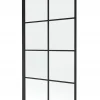 Silla Global Silla Pare-baignoire fixe, 80x140 cm, Noir* Pare-Baignoire