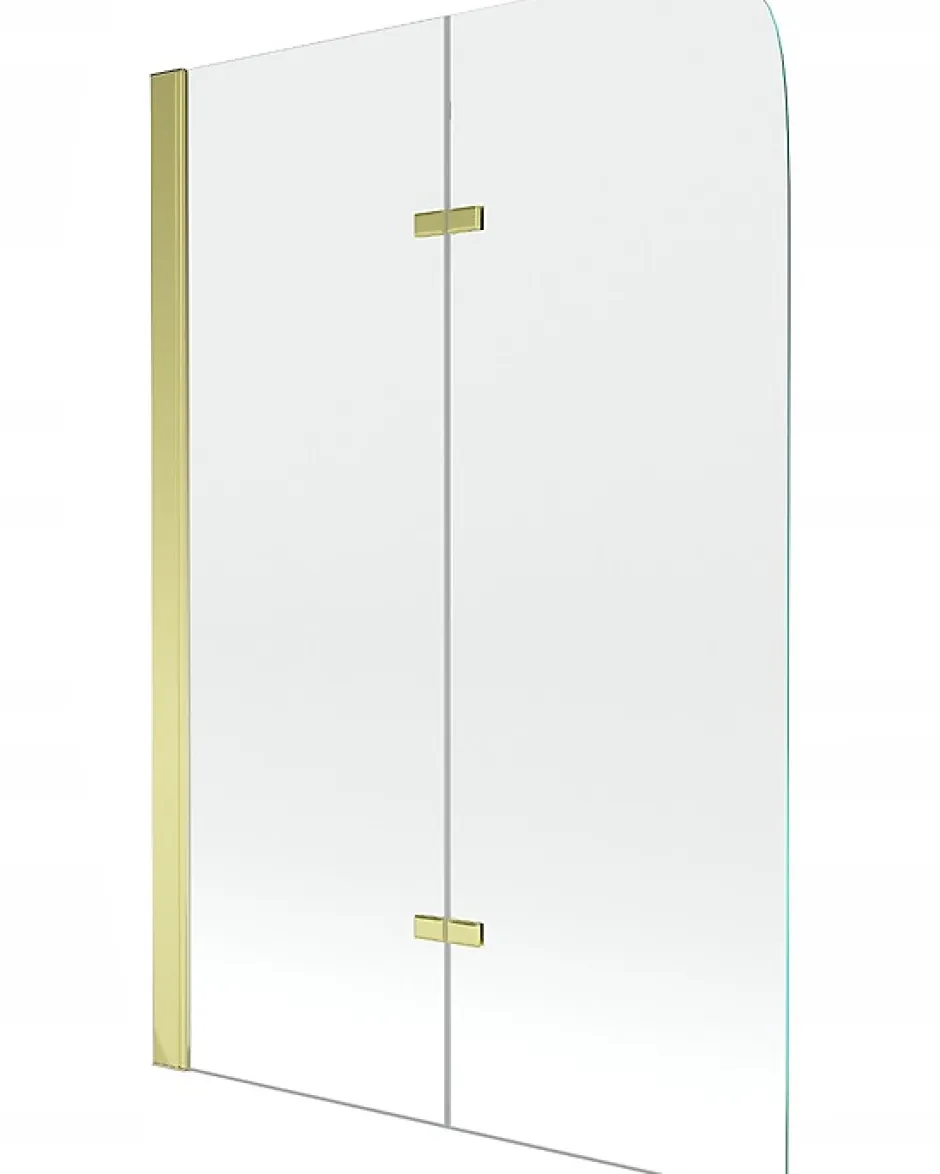 Silla Global Silla Pare-baignoire fixe, 80x140 cm, Doré* Pare-Baignoire