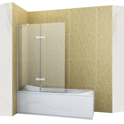 Silla Global Silla Pare-baignoire GARETT, fixe, 120x150 cm, Chromé* Pare-Baignoire