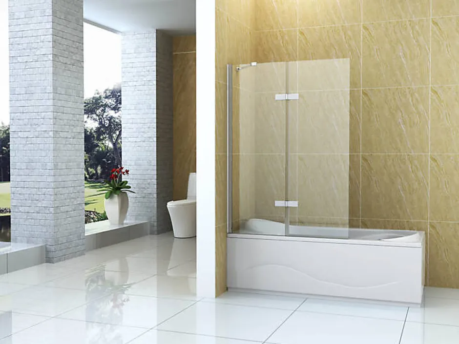Silla Global Silla Pare-baignoire GARETT, fixe, 120x150 cm, Chromé* Pare-Baignoire