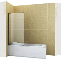 Silla Global Silla Pare-baignoire MADISON, fixe, 80x140 cm, Noir* Pare-Baignoire