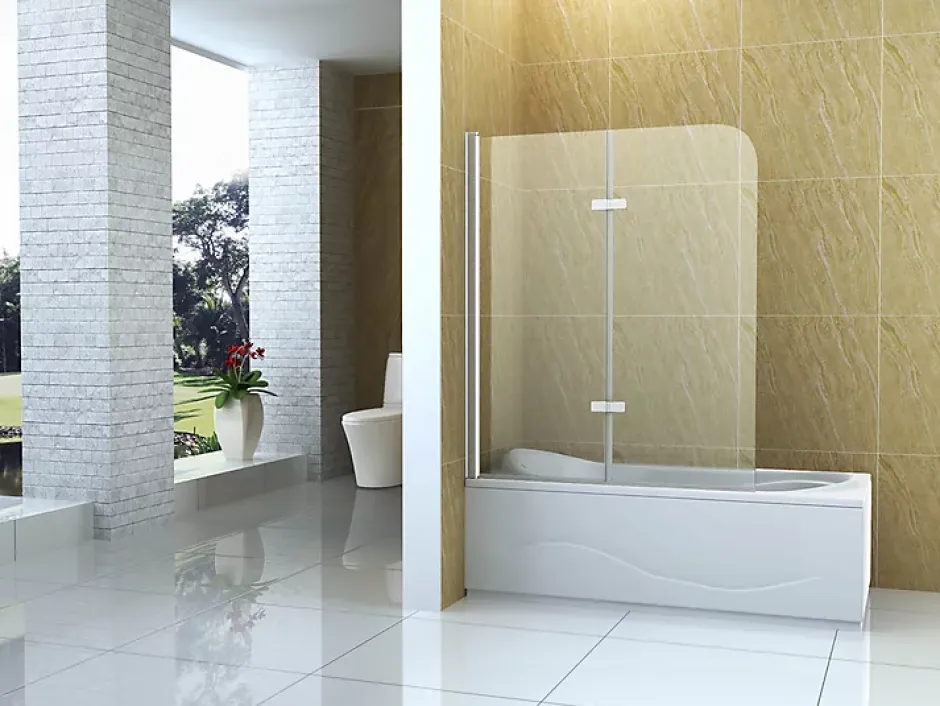 Silla Global Silla Pare-baignoire MARION, pivotant, 80x140 CM, Chromé* Pare-Baignoire