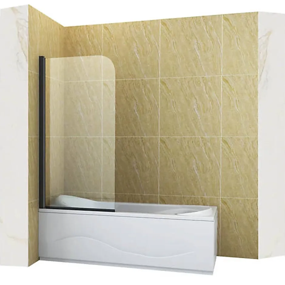 Silla Global Silla Pare-baignoire MARION, pivotant, 70x140 CM, Noir