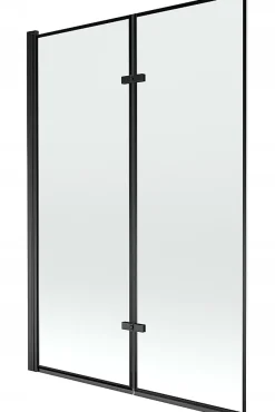 Silla Global Silla Pare-baignoire pivotant, 120x150 cm, Noir* Pare-Baignoire