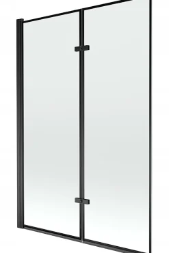 Silla Global Silla Pare-baignoire pivotant, 120x150 cm, Noir* Pare-Baignoire