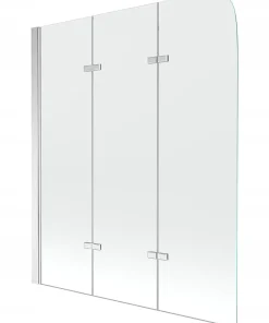 Silla Global Silla Pare-baignoire pivotant, 120x140 cm, Chromé