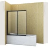 Silla Global Silla Pare-baignoire SPENCER, rabattable, 85x150 CM, Noir