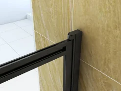 Silla Global Silla Pare-baignoire SPENCER, rabattable, 85x150 CM, Noir