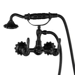 Silla Global SILLA Robinet De Baignoire en Laiton retro, mural, noir