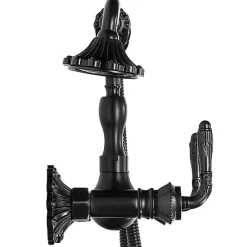 Silla Global SILLA Robinet De Baignoire en Laiton retro, mural, noir