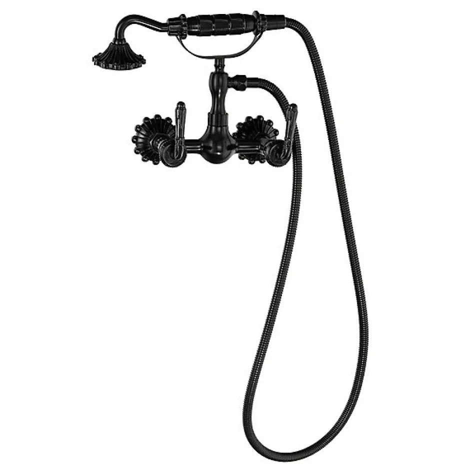 Silla Global SILLA Robinet De Baignoire en Laiton retro, mural, noir