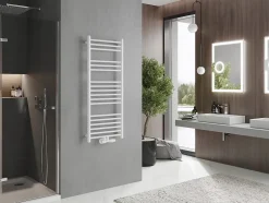 Silla Global Silla Sèche-serviettes eau chaude 389W 120x50x4,8cm, Blanc* Sèche-Serviettes Eau Chaude