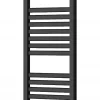Silla Global Silla Sèche-serviettes eau chaude 465W 120x40x3cm, Noir