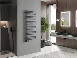 Silla Global Silla Sèche-serviettes eau chaude 456W 120x50x6,6cm, Gris* Sèche-Serviettes Eau Chaude