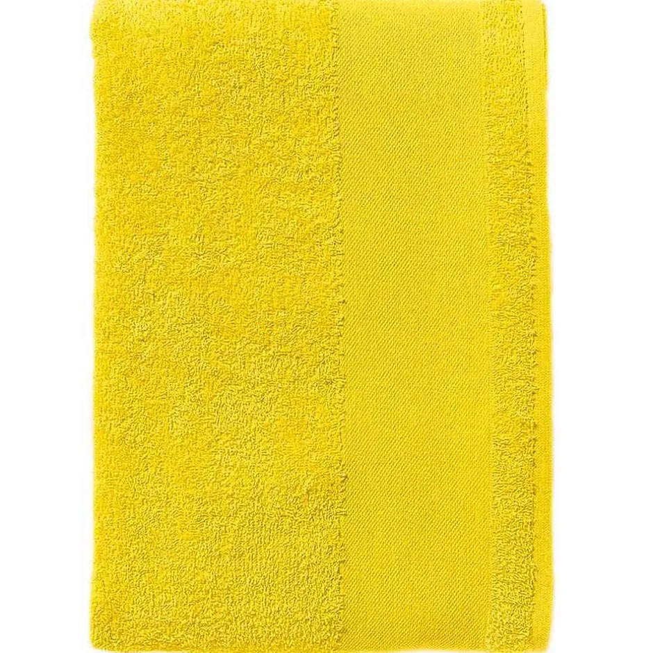 Sols - Serviette à main ISLAND Citron (Taille unique)* Gant De Toilette