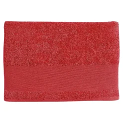 Sols - Serviette de bain pour invités ISLAND Rouge (Taille unique)* Gant De Toilette