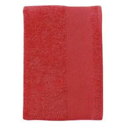 Sols - Serviette de bain pour invités ISLAND Rouge (Taille unique)* Gant De Toilette