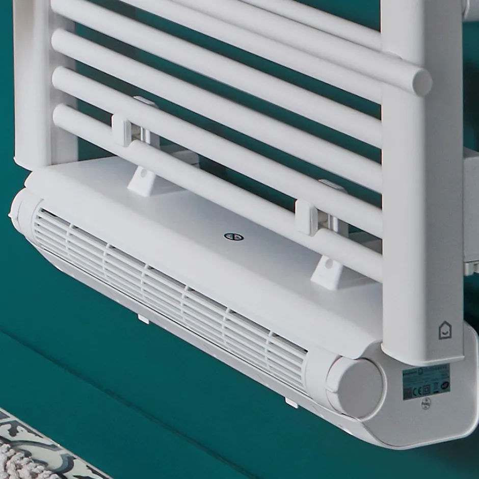 GoodHome Soufflerie amovible Acilia blanc 1000W* Sèche-Serviettes Électrique