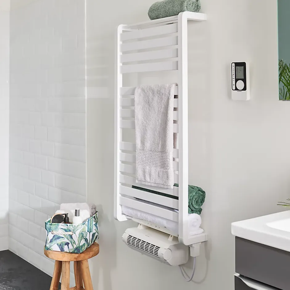 GoodHome Soufflerie amovible Acilia blanc 500W