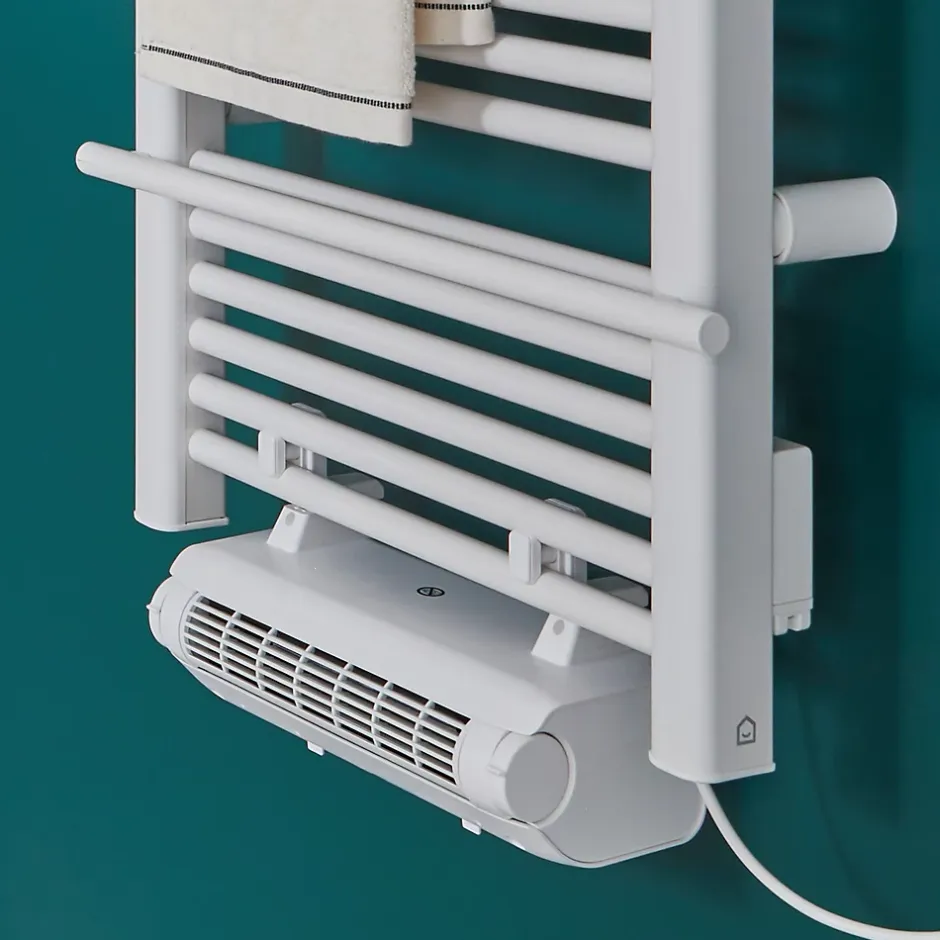 GoodHome Soufflerie amovible Acilia blanc 500W