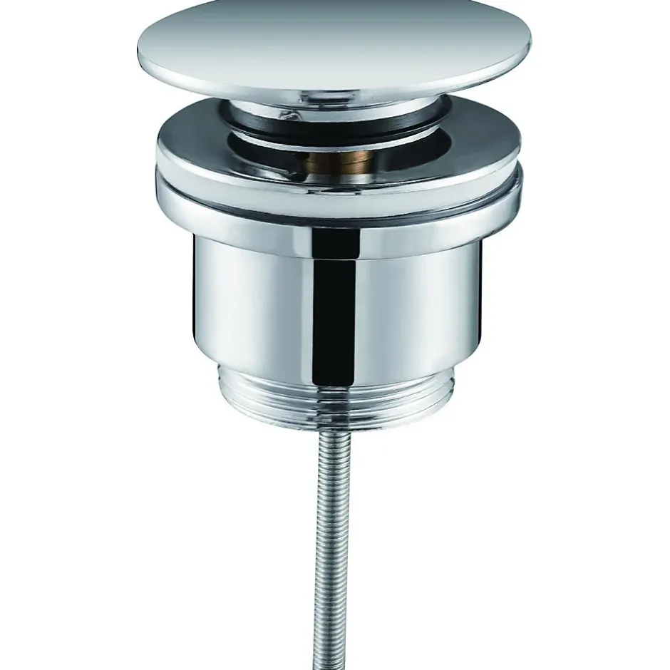 Imex Products Soupape de vidange clickclack en laiton chrome pour lavabo et bidet acier* Robinet Lavabo Et Vasque