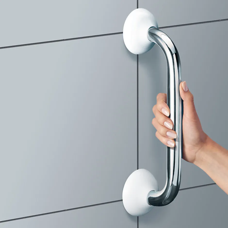 Spirella Barre de redressement ou d'appui ECO Acier Inox 30cm Chromé