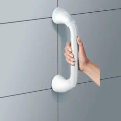 Spirella Barre de redressement ou d'appui PROF Acier Inox 30cm Blanc* Barre D'Appui