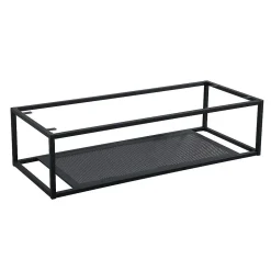 Mob-In Structure métallique noir mat à suspendre - pour plan de toilette - 120cm WILL