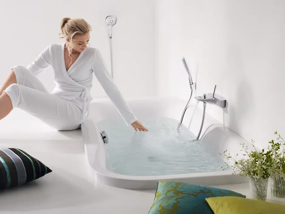 Hansgrohe Support douchette mural chromé Porter'S