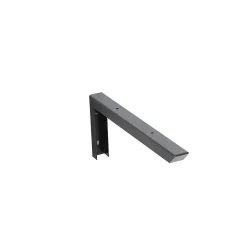 Kiamami Valentina Support D'étagère De 49 Cm En Métal Gris Foncé