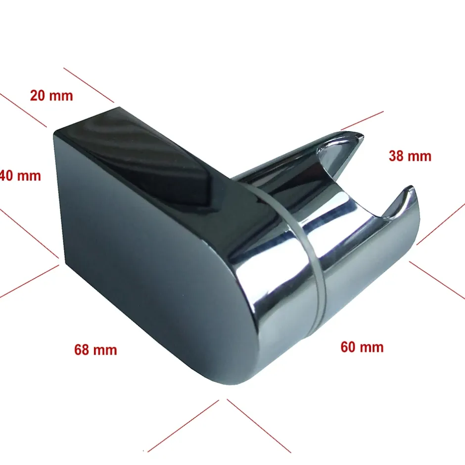 Bernstein Support mural douchette, orientable en continu, - chrome