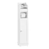Sobuy Support Papier Toilette Armoir Toilettes FRG177-W,* Meuble De Salle De Bains Faible Profondeur