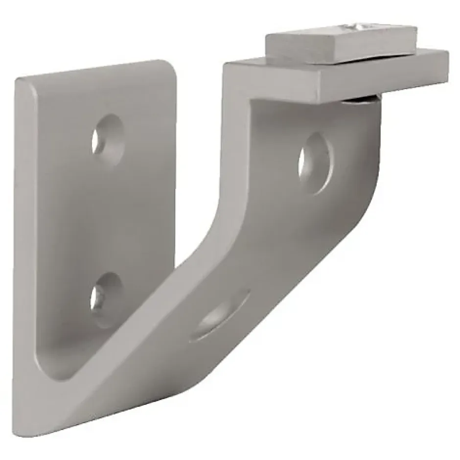 Duval Support profilé pour main courante en aluminium anodisé argent - - 61-0102-2000