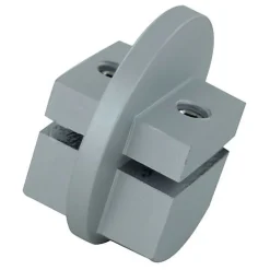 Duval Support profilé pour main courante en aluminium anodisé argent - - 61-0102-2000