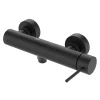 Swiss Aqua Technologies Aurum mitigeur de douche mural 150 mm à levier sans set de douche, noir mat (SATBAUR268C)