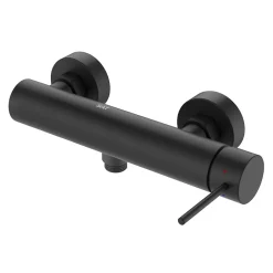 Swiss Aqua Technologies Aurum mitigeur de douche mural 150 mm à levier sans set de douche, noir mat (SATBAUR268C)