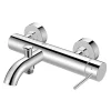 Siko Swiss Aqua Technologies Aurum mitigeur de baignoire mural 150 mm à levier sans set de douche, chrome brillant (SATBAUR222CR)* Robinet De Baignoire