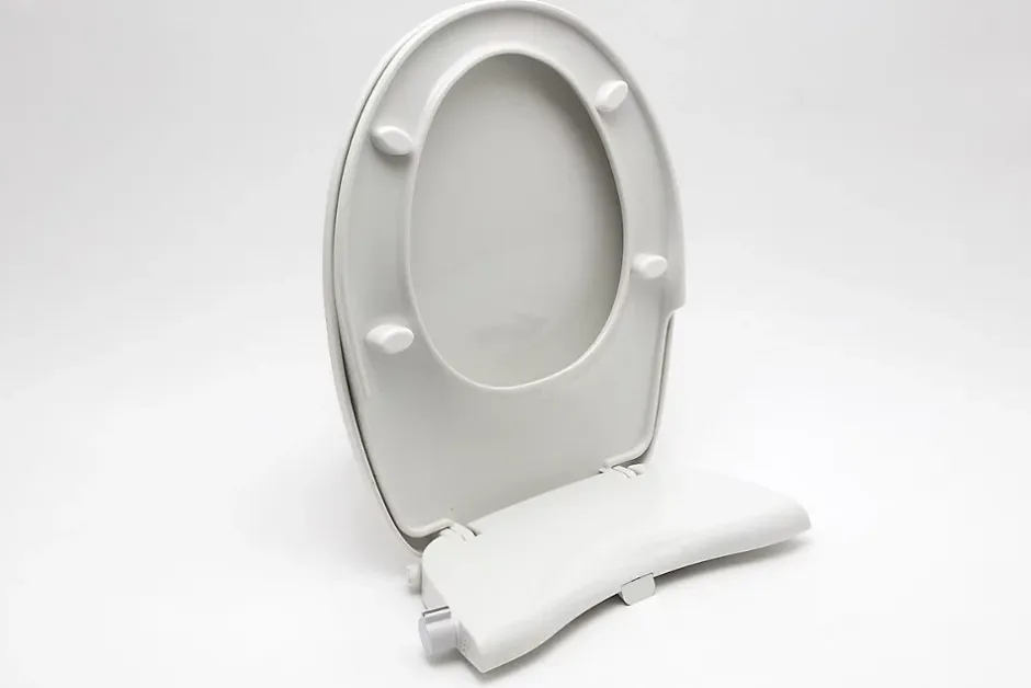 Swiss Aqua Technologies Abattant WC japonais siège de toilette Softclose sans électricité avec bidet intégré, blanc SATBEASY2233