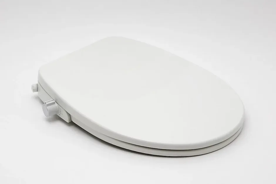 Swiss Aqua Technologies Abattant WC japonais siège de toilette Softclose sans électricité avec bidet intégré, blanc SATBEASY2233