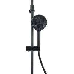 Swiss Aqua Technologies Aurum colonne de douche avec mitigeur thermostatique + douchette 3 jets + douche de tête, noir mat* Colonne De Douche Hydromassante