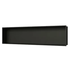 Swiss Aqua Technologies Aurum Niche de Douche à encastrer, Acier Inoxydable 304, 120x28x10cm, Noir mat (SATAURN12128MB)