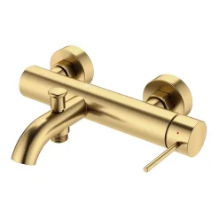 Swiss Aqua Technologies Aurum mitigeur bain/douche 150 mm à levier, or brossé (SATBAUR222BG)* Robinet De Baignoire