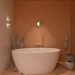 Swiss Aqua Technologies Aurum mitigeur bain/douche 150 mm à levier, or brossé (SATBAUR222BG)* Robinet De Baignoire