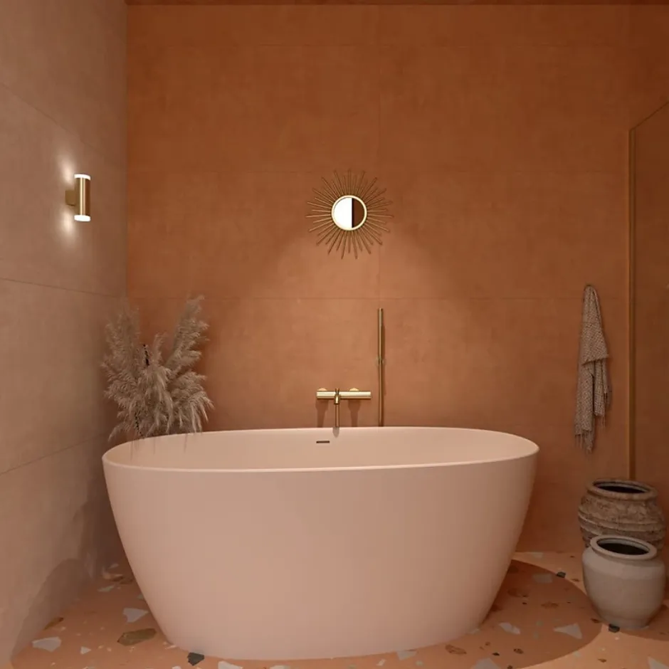 Swiss Aqua Technologies Aurum mitigeur bain/douche 150 mm à levier, or brossé (SATBAUR222BG)* Robinet De Baignoire
