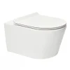 Swiss Aqua Technologies Brevis WC suspendu sans bride, fixations invisibles + abattant ultra-fin, softclose (BrevisRimless)